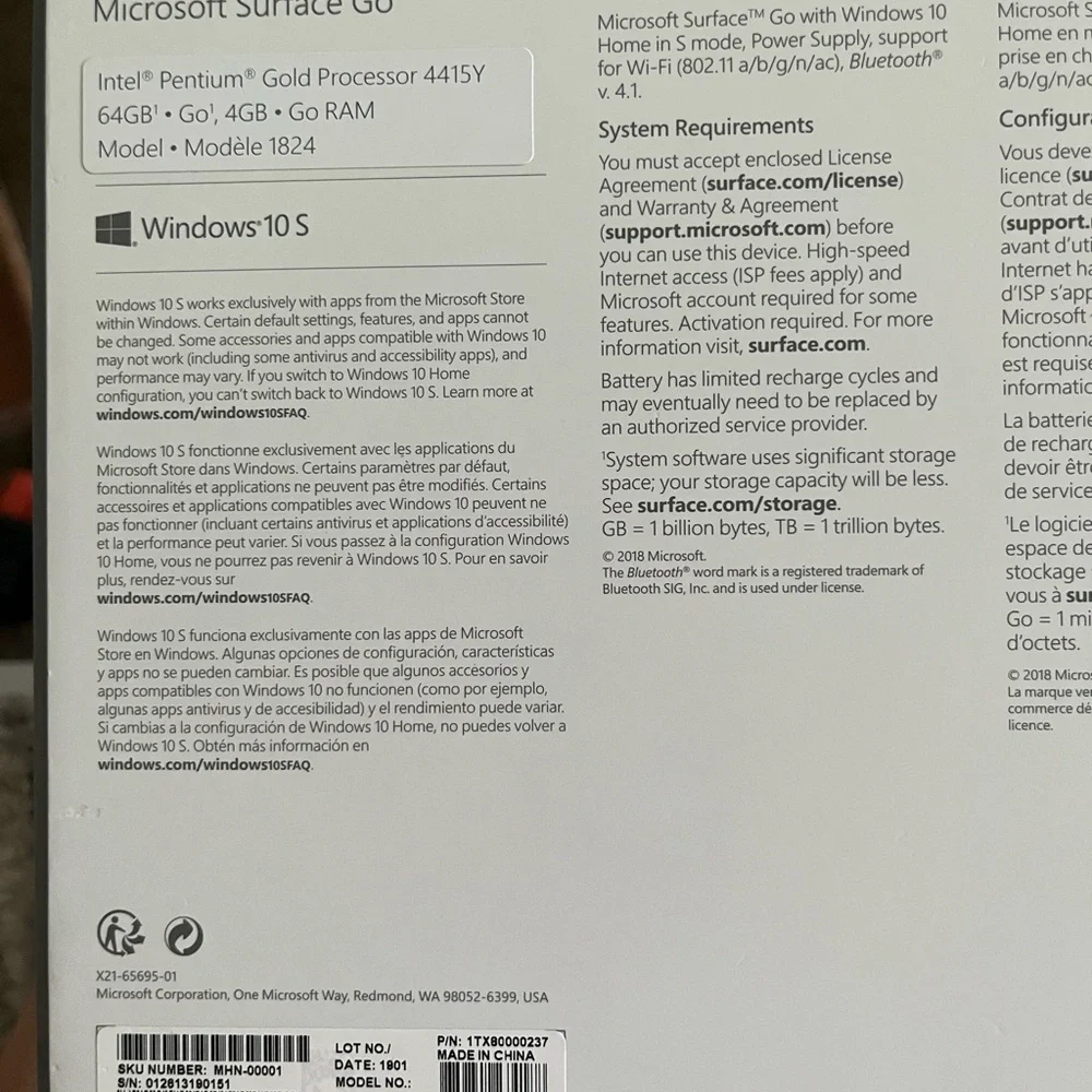 Microsoft Surface Go
